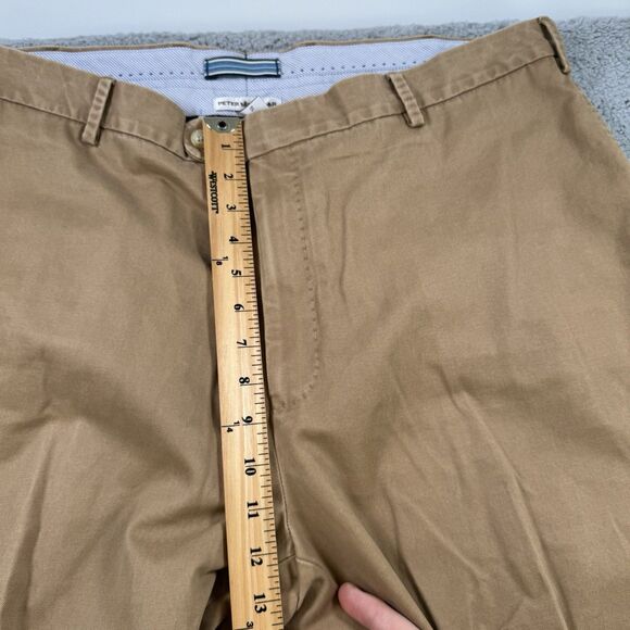 Peter Millar Pants Mens 40x33 Brown Chino Casual‎ Straight Leg Cotton - Picture 7 of 10